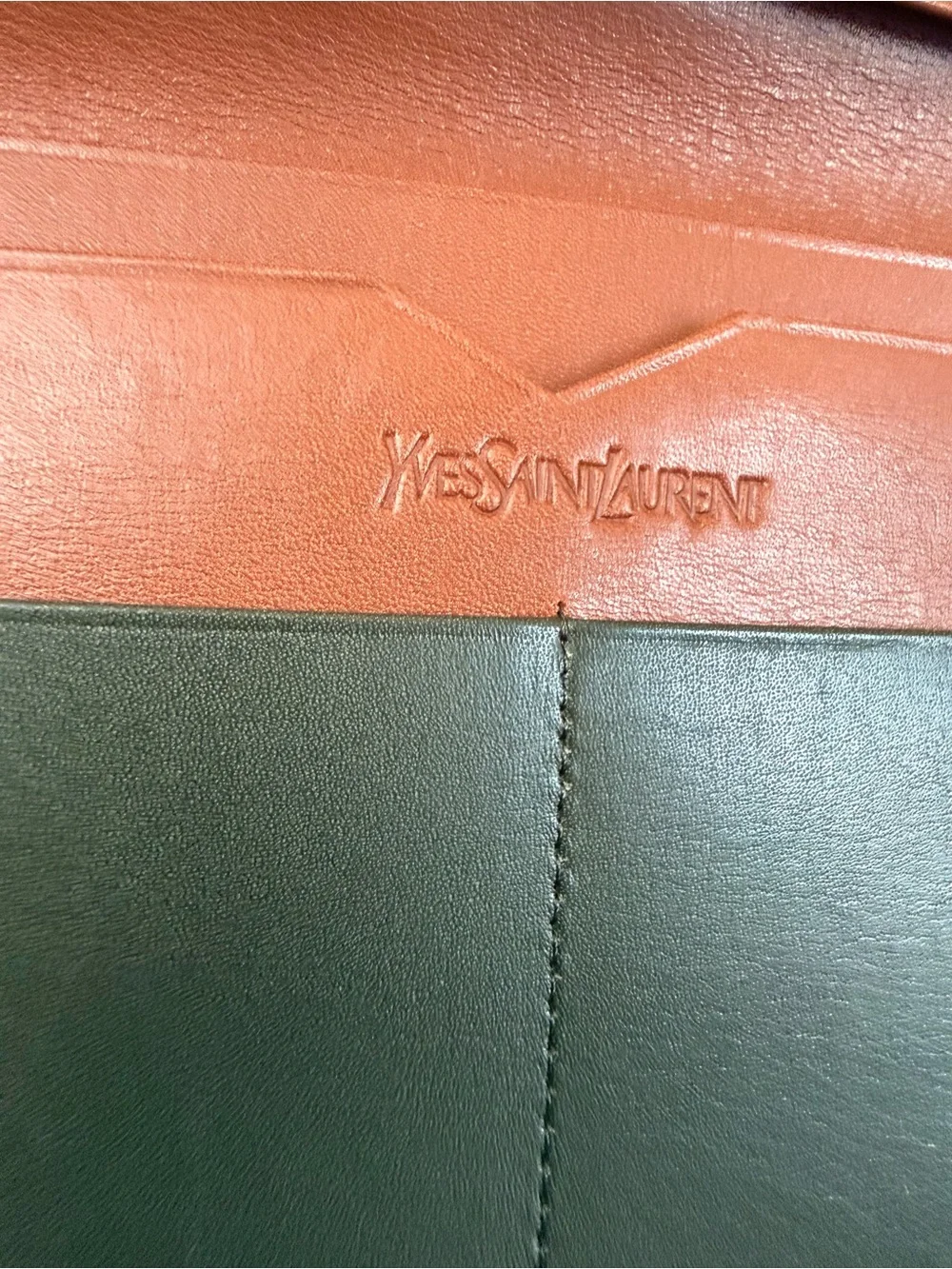 vintage Yves Saint Laurent (YSL) Long Wallet or Slim Clutch